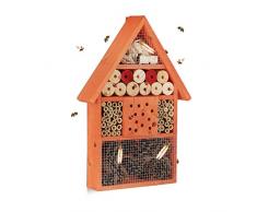 Relaxdays Casa para Insectos, Naranja, 7x27.5x40 cm, 10020740_57