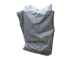 Gartenfreude Funda, Deluxe con Fieltro Interior Suave PE para Barbacoa (Small), Gris, 80 x 55 x 112 cm, 4800 – 1010