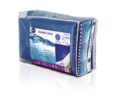 Gre CPROV700 - Cobertor de Verano para Piscina en Forma de Ocho de 710 x 475 cm, Color Azul