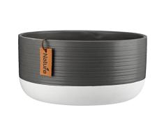 VERDENIA Eliza 25040 - Maceta Decorativa para Plantas de cerámica, diseño Moderno y Atemporal, Color Gris