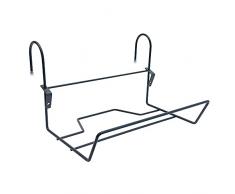 Louis Moulin Soporte Jardinera Clásico de Alambre (Colgar), Antracita L. 18 Cm