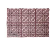 WERKA PRO Juego de 6 losas de huerto y Camino de 30 x 30 cm – losa de jardín de plástico para Exterior – Removibles y Antideslizantes, Resistentes a Las inclemencias del Tiempo, Seguridad – óxido