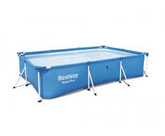Bestway 56404 - Piscina Desmontable Tubular Infantil Deluxe Splash Frame Pool 300x201x66 cm