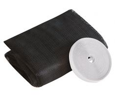 Windhager mosquitera, Tejido de protección contra Insectos de Fibra de Vidrio de Alta Calidad, Antracita, 130 x 150 cm, 03499