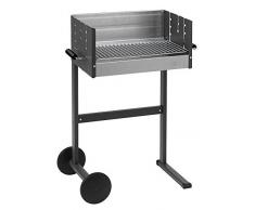 DANCOOK 7200 - Barbacoa con Parrilla, 50x25 cm, cocción Horizontal y Vertical (Parrilla 6 mm de Grueso)