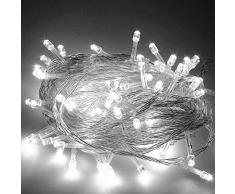 Orework 358855 Luces de Navidad Cortina 192 Leds, CE Blanco Frio
