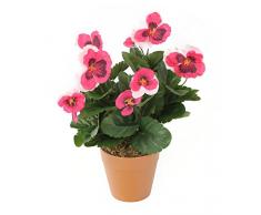 Closer To Nature HBC006PIE - Planta de pensamiento artificial, 30 cm, color rosado