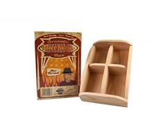 Axtschlag Pan Gar Cuenco de Madera de Cerezo, Pan, Hornear a la Parrilla, Multicolor, 30 x 20 x 8 cm, 100 g06 m0000 V