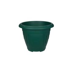 Whitefurze Cubo G02014 43 cm veneciano jardinera redonda - verde