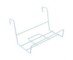 Sauvic 03215 - Soporte Jardinera estándar, 41 x 18 cm, Color Blanco
