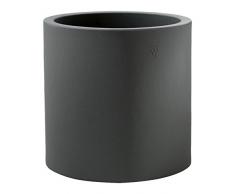 Veca - Maceta Cosmos Cilindro Doble Pared 55x55h Antracita