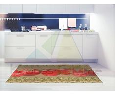 Catral 40020004 Alfombras Cocina y Pasillo Tomates, 2500x67x0.5 cm