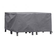 Perel Garden OCLS Funda Protectora para Conjunto de Muebles – XS, Negro, 140 x 140 x 70 cm