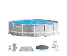 Intex 26720NP - Piscina elevada redonda INTEX Prism Frame con depuradora