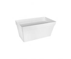 Elho Loft Urban Terrace Macetero, Blanco, 69.4 x 32.1 x 34.8 cm