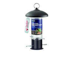 Gardman - Comedero para Semillas de pájaros, Color Negro