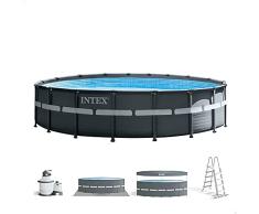 Intex 26330NP - Piscina elevada redonda con depuradora Ultra XTR Frame INTEX