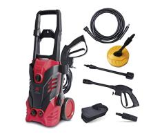 Di4 Acqua Rs4 Control Hidrolimpiadora de Alta Presión, Bomba de Aluminio de 135 Bares, 1800W de Potencia, Lanza Desmontable, Caudal de Agua 360L/h, Manguera de 5m, Accesorios Incl