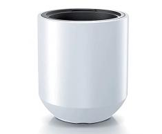 Maceta HEOS 46L., Con depósito, dimensiones (mm) 390x390x440, color Blanco