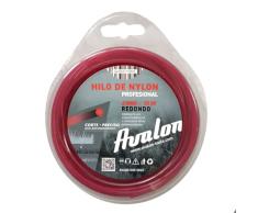 Avalon - Hilo Redondo de Nylon Universal para Desbrozadora y Cortacésped (2 mm x 15 m)