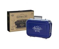 Gentlemens Hardware GEN253 - Barbacoa portátil (32 x 31,5 x 40 cm), color azul