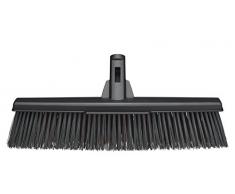 Fiskars Cabezal de Escoba Multiuso con cerdas Powerclean, Ancho: 47 cm, L, Plástico, Negro, Solid, 1025931