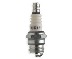 Universal GM577616604 Bujía UR15 SGO004 de motor pequeño para cortacésped y tractores para jardín, optimo comportamiento de arranque, accesorios McCulloch, Standard