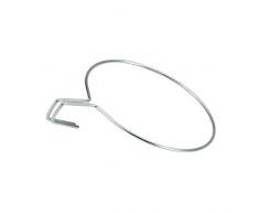 Sauvic 03125 MACETERO DE BALCÓN Ancho ZINCADO 24 CM, Acero, 24.00x29.50x5.00 cm