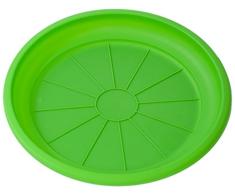Hobby & Style 15774.0 Plato para jarrón Rattan, Verde, 30 x 30 x 4.5 cm