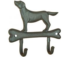 Gancho Perchero con Forma de Hueso con Perro de Fundido jardín Exterior Ropa