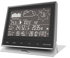 Technoline WS 1700 estación Center, estación meteorológica compacta, Negro/Plata, 153 x 53 x 138 mm