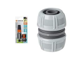 Gardena 18290-26 - Kit terminal de riego 19 mm & 18233-20 18233-20-Reparador para Manguera de Ø INT Blister, Gris, 19 mm (3/4%22)