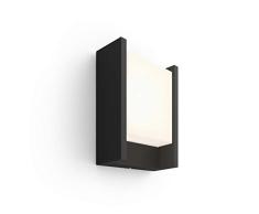 Philips Hue – Lámpara Inteligente, Hue Fuzo, Aplique Exterior LED Inteligente, Luz Blanca de Cálida a Fría, Compatible con Alexa y Google Home, Color Negro