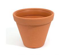 Prosper Plast Florero de plástico 57 cm - Massive para Uso Interior y Exterior, Color Terracota