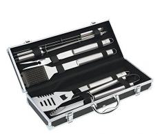 Küchenprofi 1069682808 - Barbacoa Juego de Phoenix, 8 Piezas, Plata