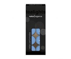 Flower - Naturfragance Tealights Perfumadas Aroma Limpio, 10 unidades