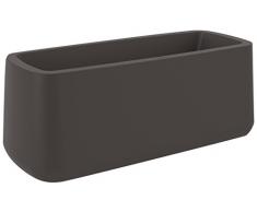 Vondom 42219 - Vasija jardinera de 57 x 127 x 50 cm, simple, color bronce