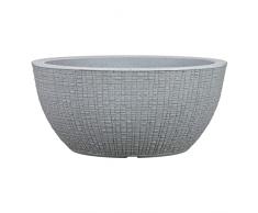 scheurich Barceo Bowl 40 - Maceta Redonda para Plantas (plÃ¡stico Reciclado), Color Gris
