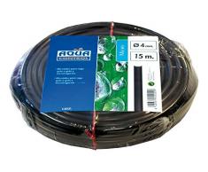 Aqua Control C4021 - Rollo de 15m de micro tubo de 4mm para riego por goteo