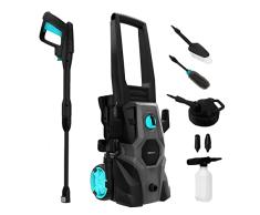 Cecotec Hidrolimpiadora de Alta Presión HydroBoost 1600 Car&Garden, 1600 W, Hogar, Jardín o Coche, Caudal de 468 l/h, 135 Bares de Presión, Bomba de Aluminio, Radio de acción 14 m