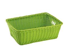King Home c1567072/C cesta Sunny de mimbre sintético, verde