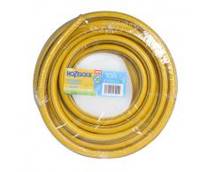 Hozelock 117001 15m PVC Gris, Amarillo - Manguera de jardín (15 m, Gris, Amarillo, Sólo mangueras, PVC, 1,25 cm, Francia)
