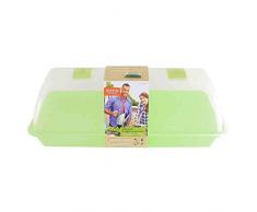Siena Garden Maxi-Grow - Invernadero (54 x 20 x 21,5 cm), color verde pastel