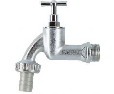 Gardena Grifo conexión de Tornillo de Manguera: grúa de Agua cromada para Interior y Exterior, Rosca de 26,5 mm (G 3/4), para Manguera de 19 mm (3/4) (7331-20)