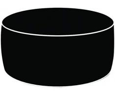 King Home PUF Ottoman, Negro