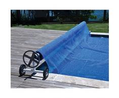 Kokido. Enrollacobertor Kalu De Acero Para Piscinas Enterradas O De Obra De Hasta 5,7 M. Incluye Tubos De Aluminio De 80 Mm Y Correas De Sujeccion Del Cobertor.