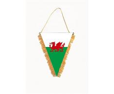 Banderín de pared de Gales, bandera de ventana galesa, soporte para ventilador de fútbol, decoración de la Copa Mundial