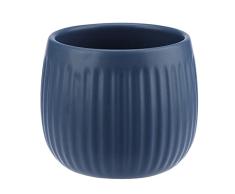 VERDENIA Sonya 26827 - Maceta Decorativa para Plantas de cerámica, diseño Moderno y Atemporal, Muchos Colores, 14 cm, Color Azul Marino