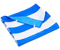 Flora Cord Vertical de toldo Completo con la tecnología tensionadora de Universal, Azul de Color Blanco, 230 x 140 cm