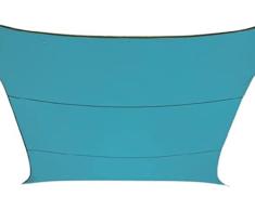 Perel Velleman Vela de Sombra, Azul, 46x4.5x40 cm, GSS4430BL
